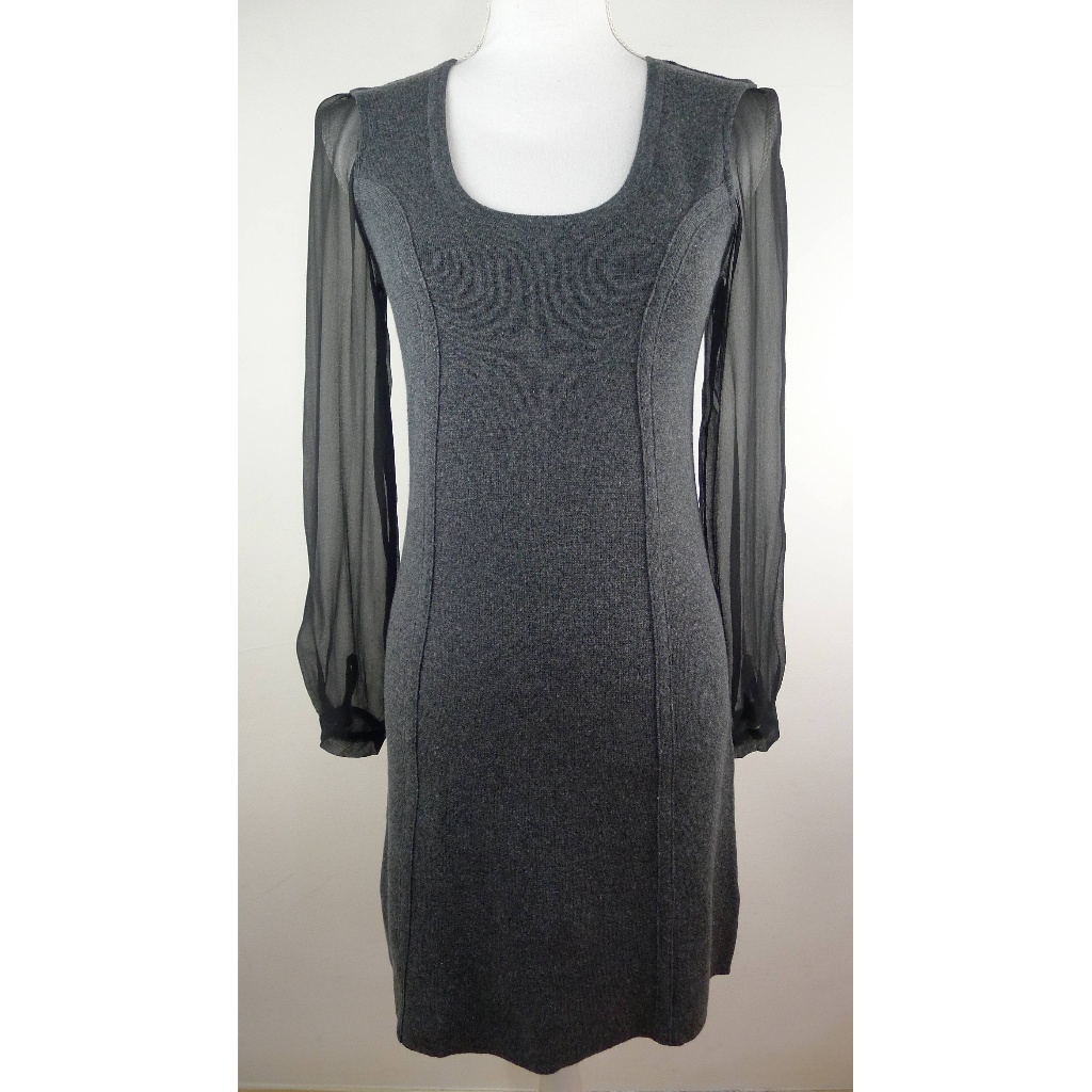 Juliette Longuet Wool/Cotton Knit And Silk Chiffon